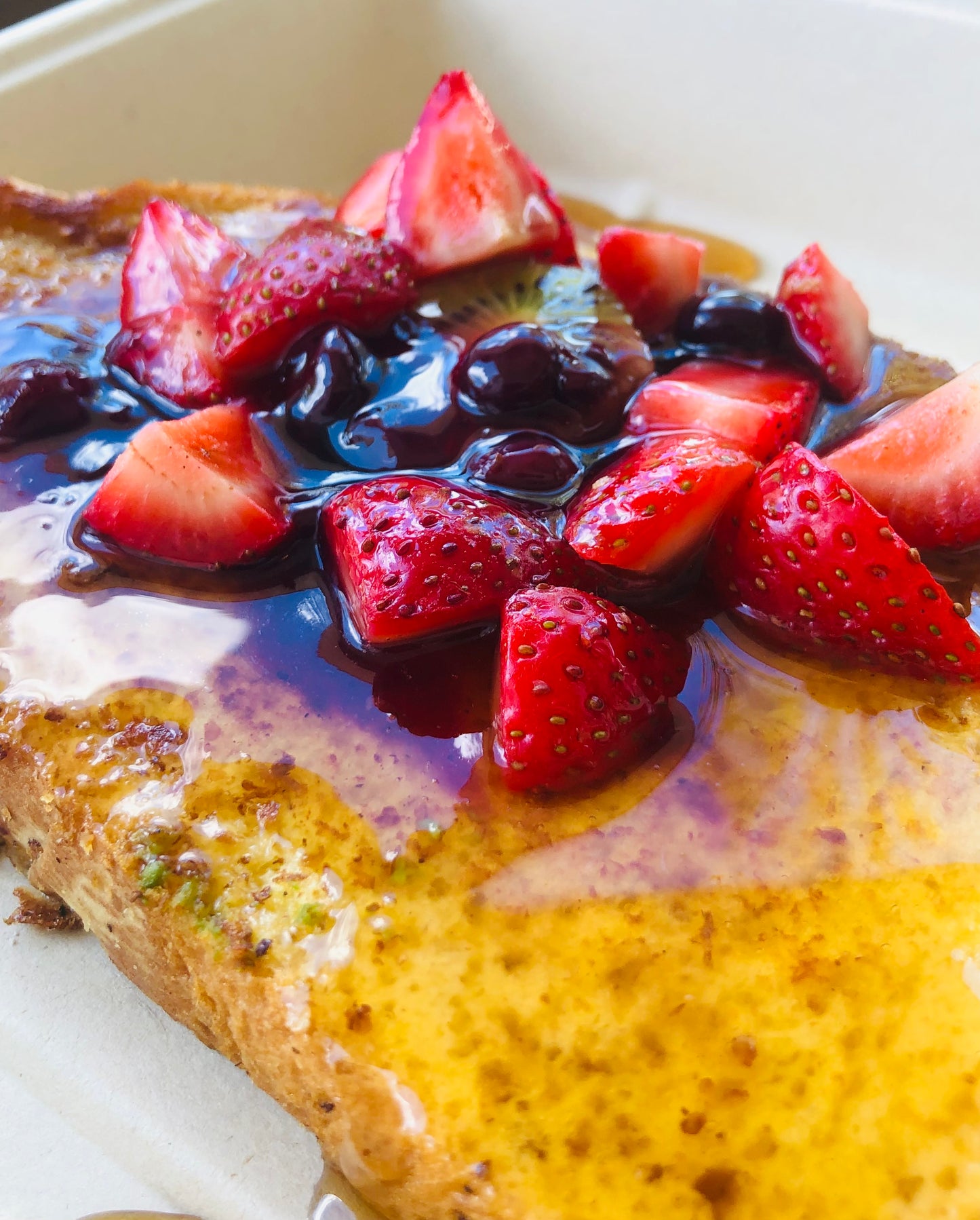 French Toast Topped w/ Fresh Mixed Berries