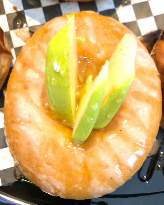 Granny Apple Vanilla Glaze Donut