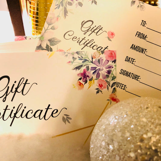 Gift Certificate, $60